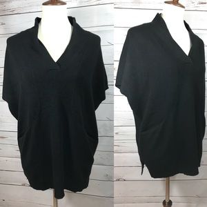 NWT 100% Cashmere Cap Sleeve Sweater w/ Pockets